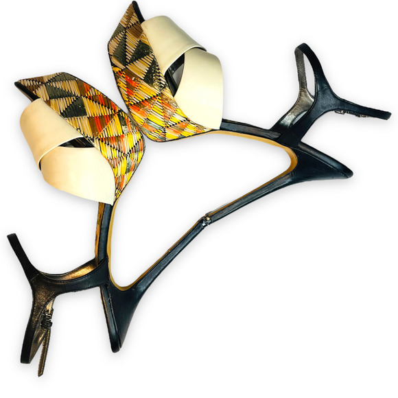 Sam Edelman Mason Stiletto Woven Platform Heel Women’s Size 10 - Picture 6 of 10